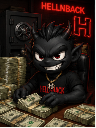 HELLNBACK mascot art