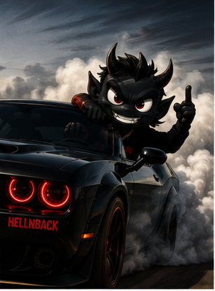 HELLNBACK mascot art