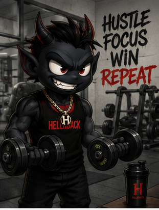 HELLNBACK mascot art